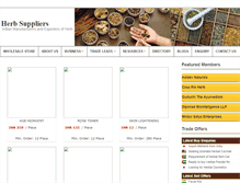Tablet Screenshot of herb-suppliers.com